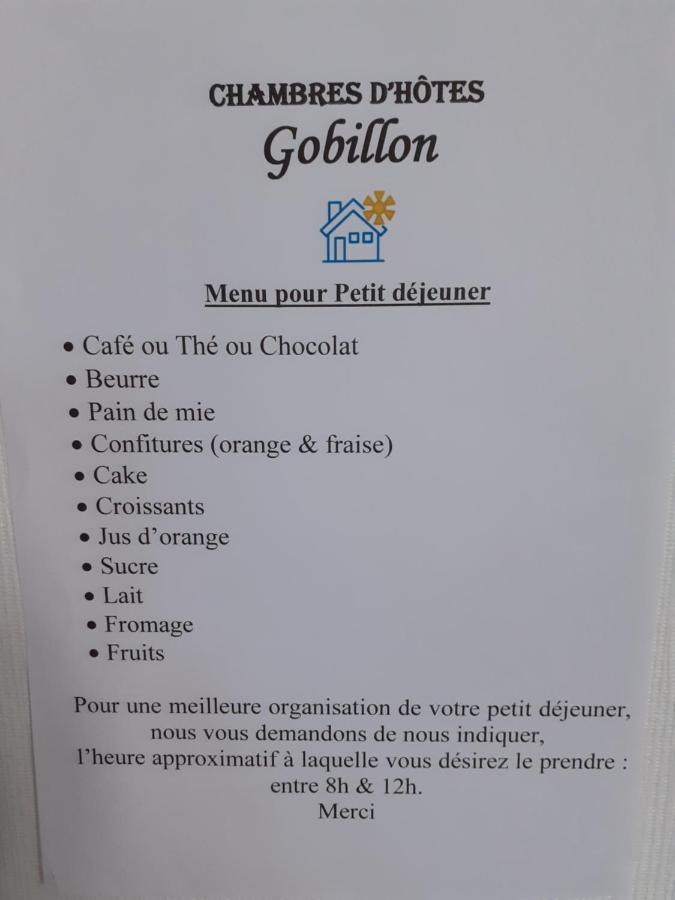 Chambres D'Hotes Gobillon Maintenon Exterior foto